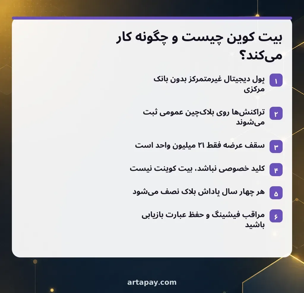 بیت کوین چیست و چگونه کار می‌کند؟